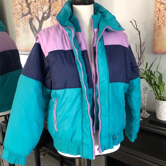 Apres Sport Color Block Puffer Coat - Picture 8 of 8